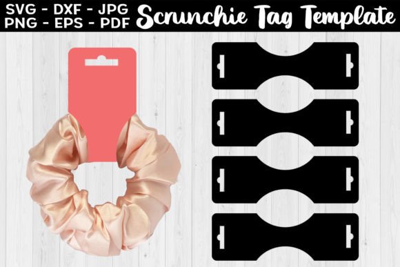 Download Scrunchie Tag Template SVG - Scrunchie tag template Collection