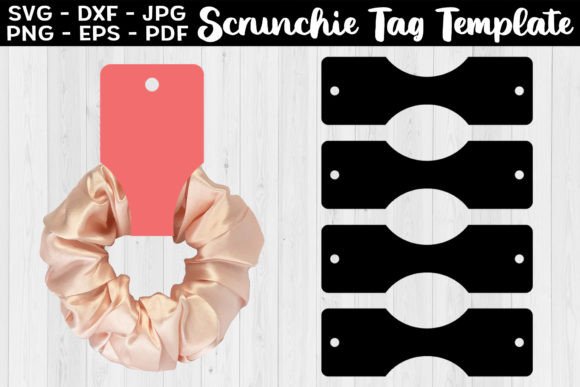 Download Scrunchie Tag Template SVG - Scrunchie tag template Collection