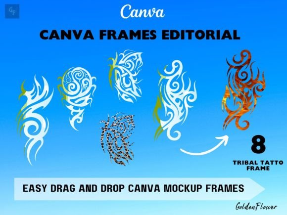 Download Tribal Tatto Frame Collect Frames - Premium Resources