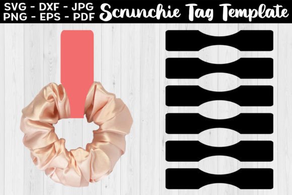 Download Scrunchie Tag Template SVG - Scrunchie tag template Collection