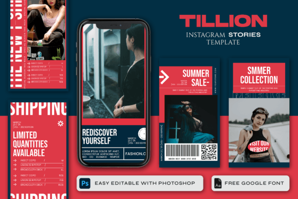 Download TILLION - Instagram Story Template - Instagram story template Collection