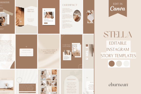 Download Boho Instagram Story Templates Canva - Instagram story template Collection