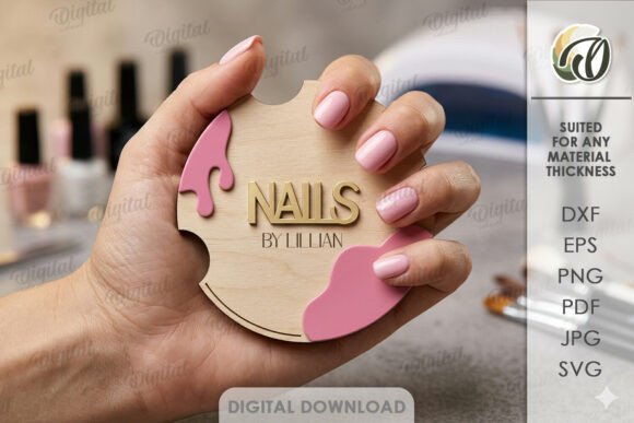 Download Personalized Nail Display Board Laser - Nail Collection