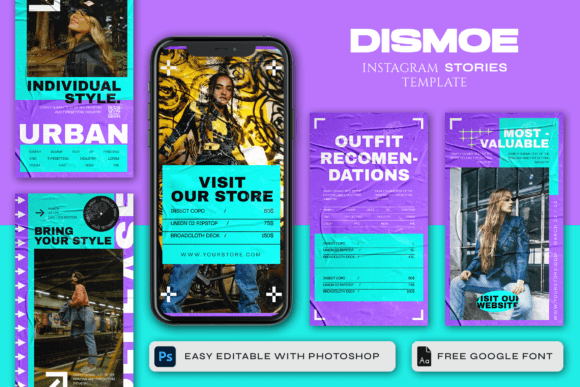 Download DISMOE - Instagram Story Template - Instagram story template Collection