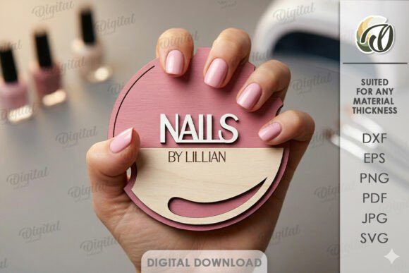 Download Personalized Nail Display Board Laser - Nail Collection
