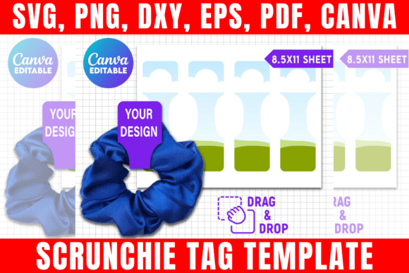 Download Scrunchie Tag Template, Printable Label - Scrunchie tag template Collection